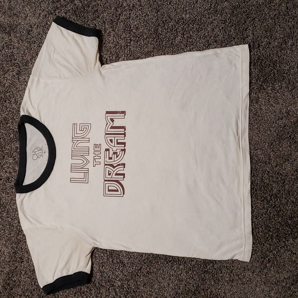 Free People Chasor Ringer Tee Women's Size Medium